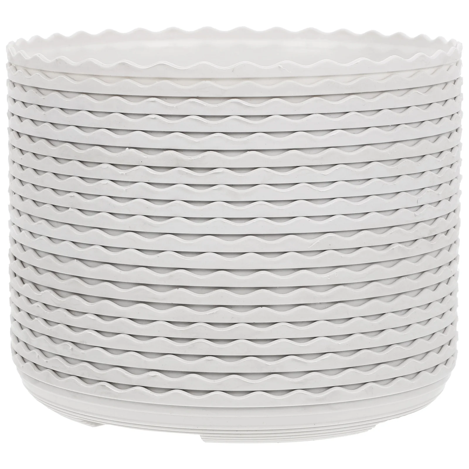 20 Pcs Plant Saucers Flower Pot Trays White Circular Planter Plates Catch Water Drainage Durable Plastic Indoors Outdoors
20 Pcs Plant Saucers Flower Pot Trays White Circular Planter Plates Catch Water Drainage Durable Plastic Indoors Outdoors