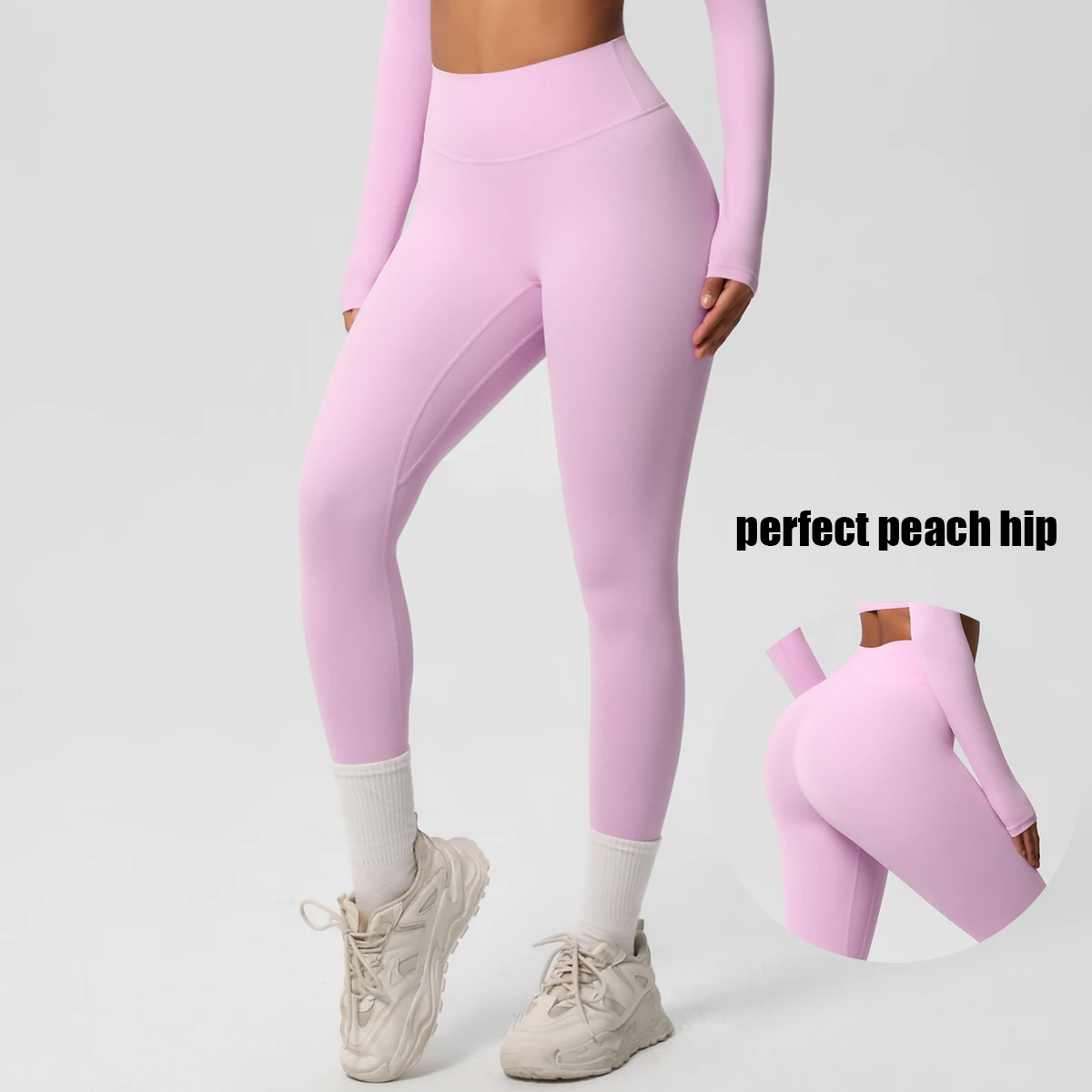 High Waist Yoga Leggings For Women Gym Sports Trousers Solid Color Peach Hip Pilates Cycling Soft Tights Push Up Yoga Pants
High Waist Yoga Leggings For Women Gym Sports Trousers Solid Color Peach Hip Pilates Cycling Soft Tights Push Up Yoga Pants