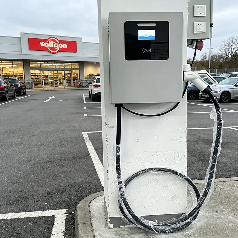 Vertical Wall-mounted NACS Charger, 120kW Compact Level 3 DC Device for Retail Stores
Vertical Wall-mounted NACS Charger, 120kW Compact Level 3 DC Device for Retail Stores
