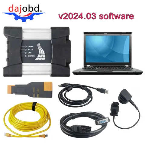 Kit de programmation professionnel ICOM NEXT avec ordinateur portable L460, logiciel multilingue 2025, qualité supérieure
