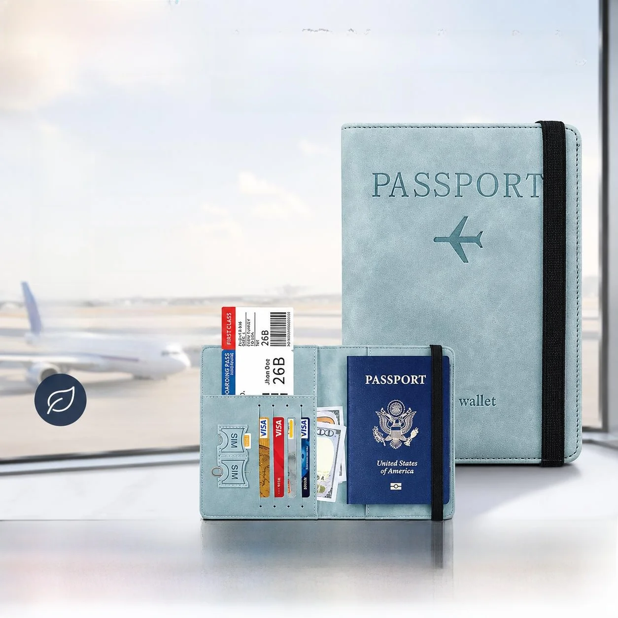 New Leather Passport Bag Document Holder Fashionable Multi-Functional Pouch ID Card Case Travel Organizer Student Friendly
New Leather Passport Bag Document Holder Fashionable Multi-Functional Pouch ID Card Case Travel Organizer Student Friendly