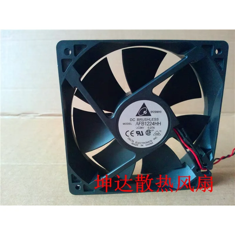 Delta Electronics AFB1224HH DC 24 В 0,24 А 120x120x25 мм 2-проводной охлаждающий вентилятор для сервера
Delta Electronics AFB1224HH DC 24 В 0,24 А 120x120x25 мм 2-проводной охлаждающий вентилятор для сервера