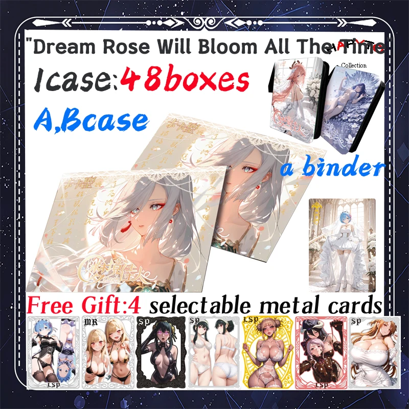 2025 Новейшая Dream Rose Will Bloom All The Time Сексуальная коллекция досок Waifu Игровая доска Doujin Booster Box Обнаженная карта Игрушки Подарки
2025 Новейшая Dream Rose Will Bloom All The Time Сексуальная коллекция досок Waifu Игровая доска Doujin Booster Box Обнаженная карта Игрушки Подарки
