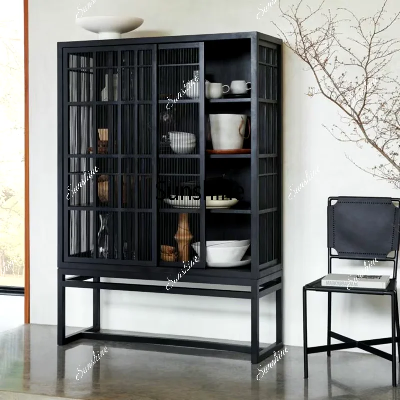 Wabi Sand Solid Wood Display Cabinet Oak Simple Locker
Wabi Sand Solid Wood Display Cabinet Oak Simple Locker