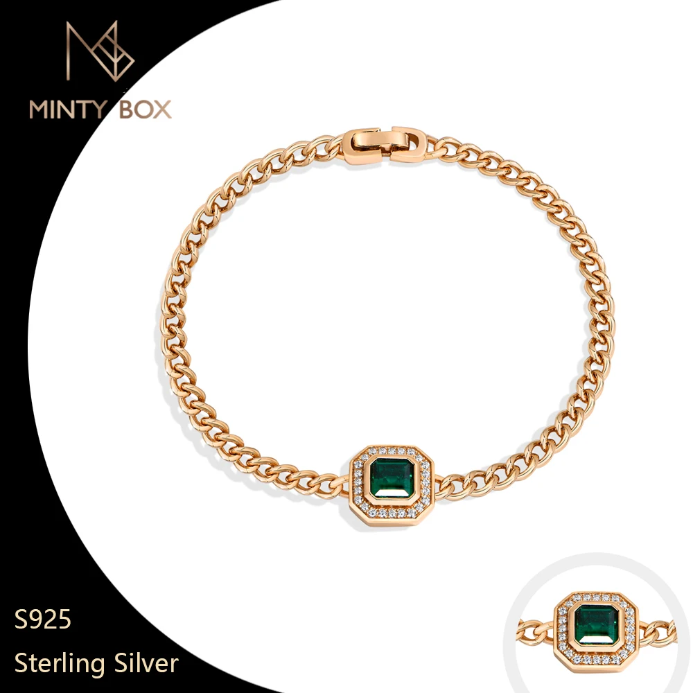 Серебряные браслеты MINTYBOX S925 с лабораторными изумрудами 6*6 мм, позолоченные 18-каратным золотом, изысканные ювелирные изделия для мамы, бабушки, подарки на день рождения, годовщину
Серебряные браслеты MINTYBOX S925 с лабораторными изумрудами 6*6 мм, позолоченные 18-каратным золотом, изысканные ювелирные изделия для мамы, бабушки, подарки на день рождения, годовщину