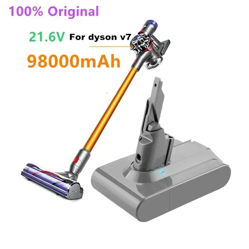 100% Original Dyson V7 Battery 21.6 V 98Ah Li-lon Battery For Dyson V7 Battery Tier Pro Vacuum Cleaner Replacement
100% Original Dyson V7 Battery 21.6 V 98Ah Li-lon Battery For Dyson V7 Battery Tier Pro Vacuum Cleaner Replacement