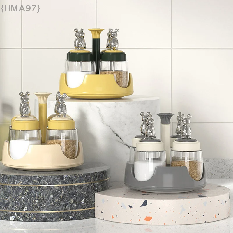 Rotating Seasoning Jar Household Seasoning Container Trendy Combination Salt Jar With Lid Premium Glass Seasoning Bottle
Rotating Seasoning Jar Household Seasoning Container Trendy Combination Salt Jar With Lid Premium Glass Seasoning Bottle