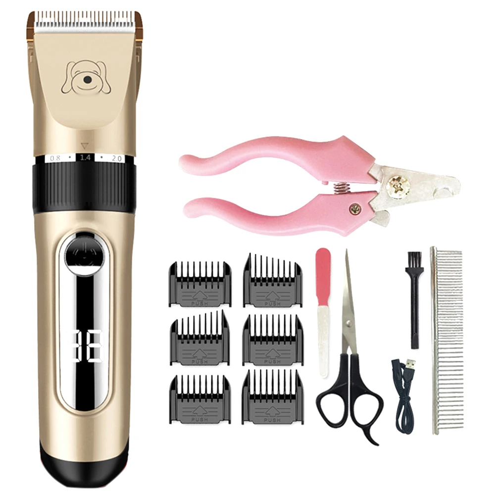 Pet Clippers Dog Shaver Kit Electric Razor Charging Mode Small Dogs Grooming Tool Home Use 4 Combs 12mm Blade Pet Supplies
Pet Clippers Dog Shaver Kit Electric Razor Charging Mode Small Dogs Grooming Tool Home Use 4 Combs 12mm Blade Pet Supplies