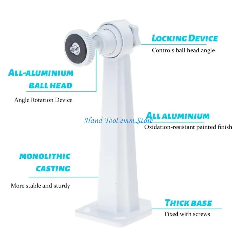 H37F Universal Compatibility 2 Piece Aluminum Camera Wall Mounts Full Ranges Motion Adjustable For Indoor Outdoor Use
H37F Universal Compatibility 2 Piece Aluminum Camera Wall Mounts Full Ranges Motion Adjustable For Indoor Outdoor Use