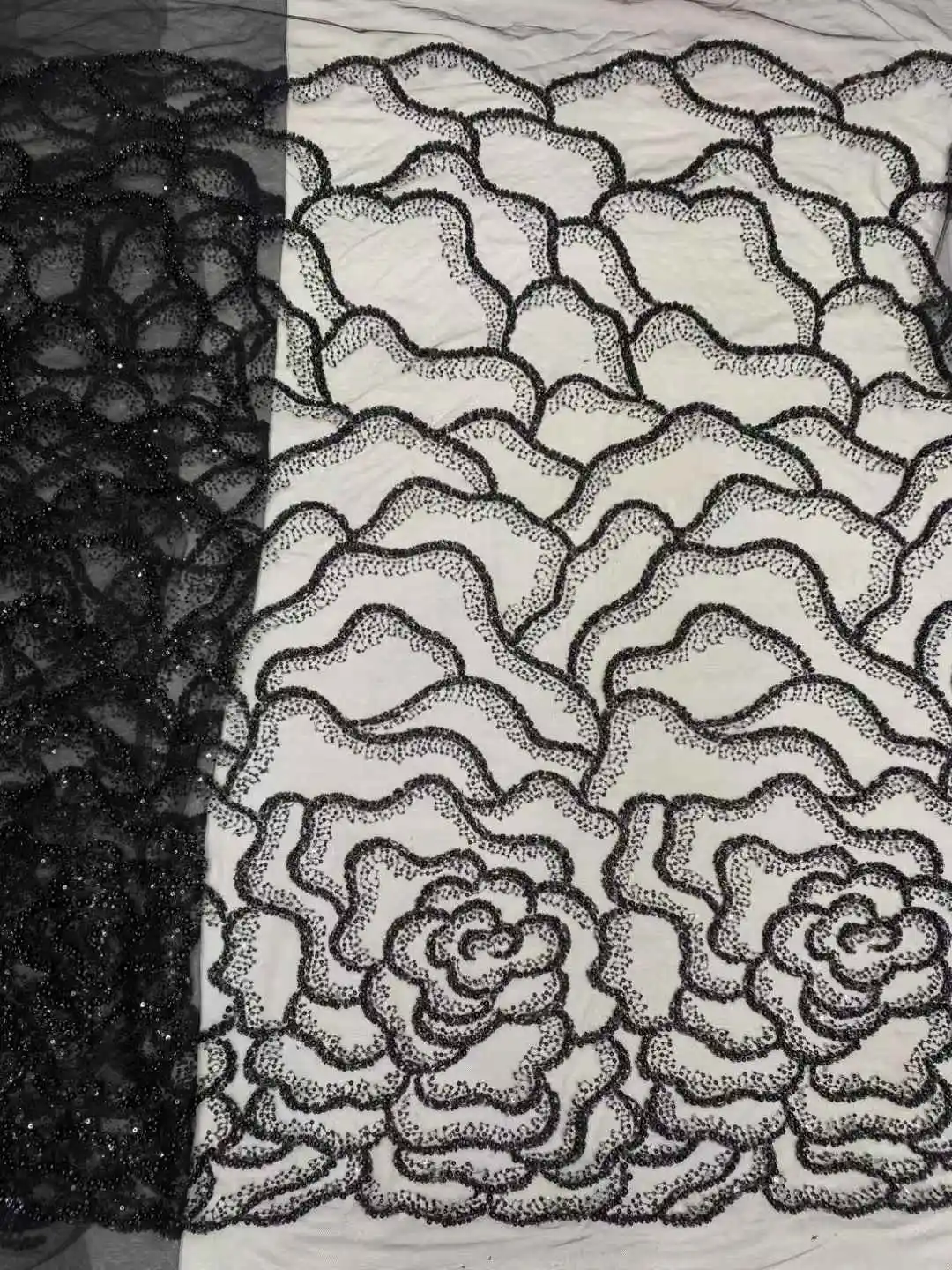 Black High Quality African Sequins Tulle Embroidered Groom Lace Fabric Beaded Sequins Lace Fabric For Nigerian Wedding Material
Black High Quality African Sequins Tulle Embroidered Groom Lace Fabric Beaded Sequins Lace Fabric For Nigerian Wedding Material