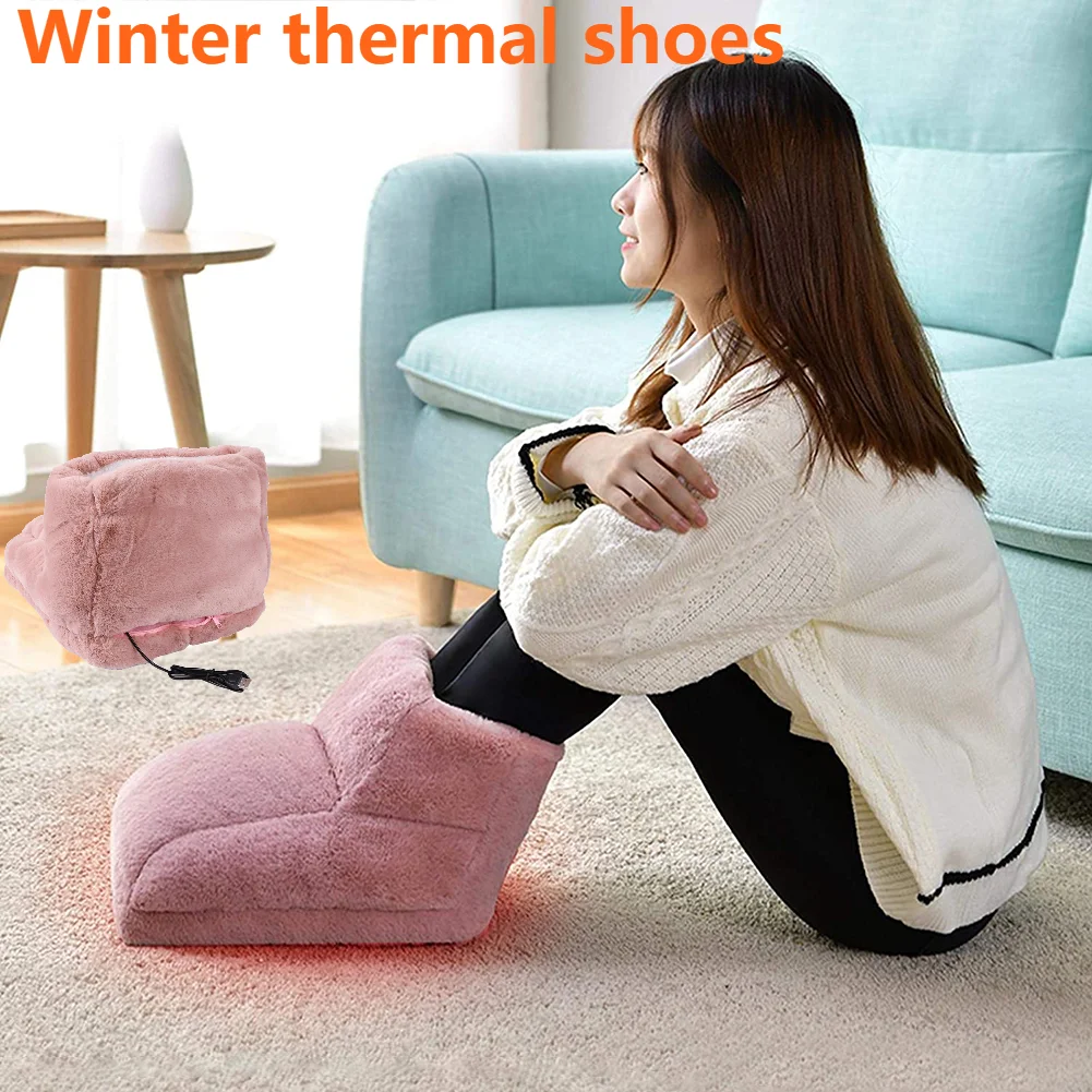 5V Electric Foot Warmer Foot Heating Pad USB Charging Household Foot Heater Washable Double Plush Feet Slippers for Home Winter
5V Electric Foot Warmer Foot Heating Pad USB Charging Household Foot Heater Washable Double Plush Feet Slippers for Home Winter