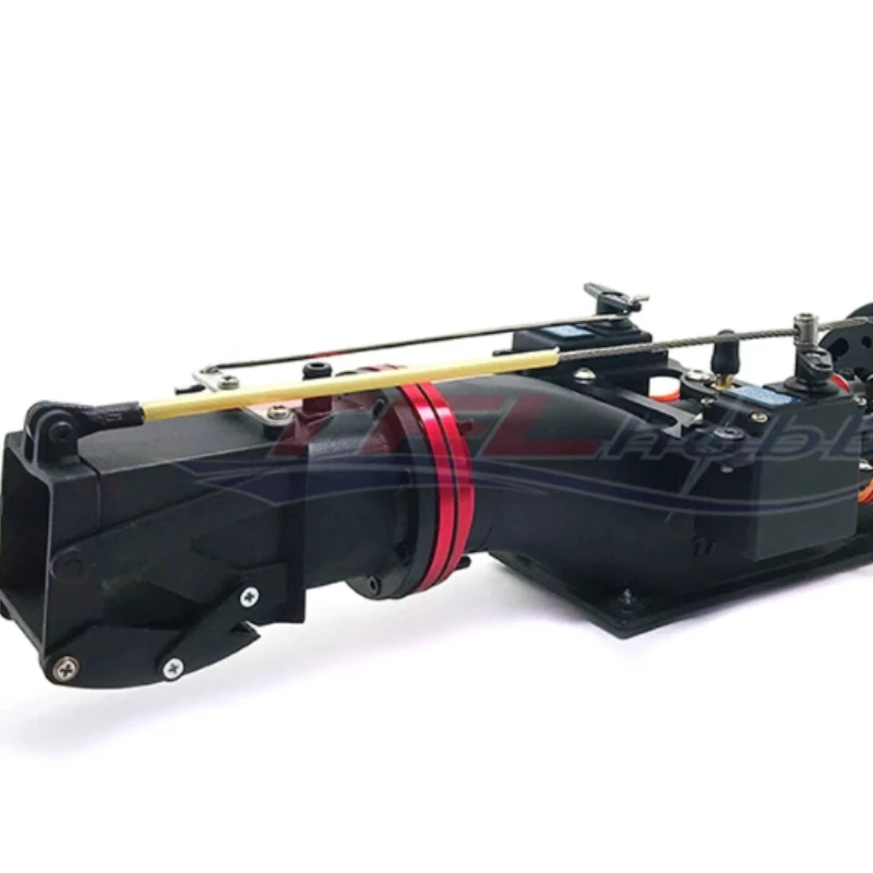 Jet propulsion, jet drive, remote control boat model modified with reversing nozzle
Jet propulsion, jet drive, remote control boat model modified with reversing nozzle