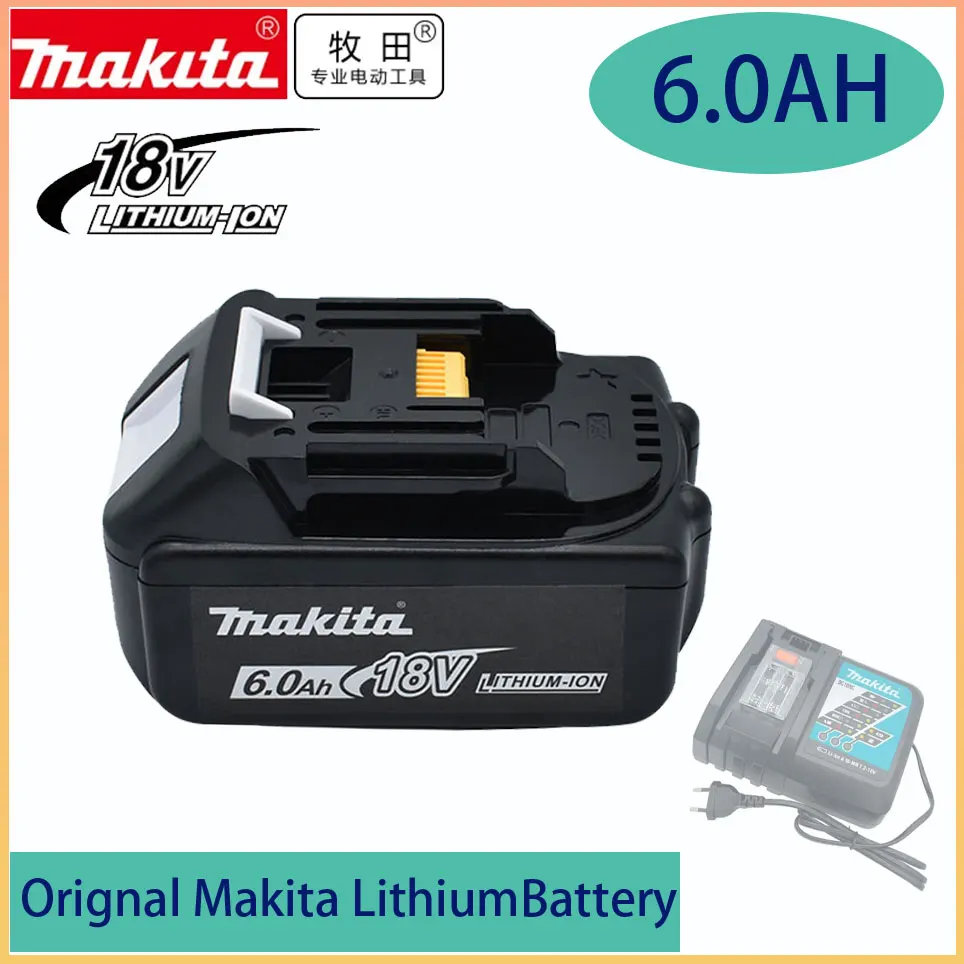 Original 18V 6000mAh Makita Power Tools Replacement Accessories BL1860 BL1850 BL1830B BL1815 Li-ion Rechargeable batteries Pack
Original 18V 6000mAh Makita Power Tools Replacement Accessories BL1860 BL1850 BL1830B BL1815 Li-ion Rechargeable batteries Pack