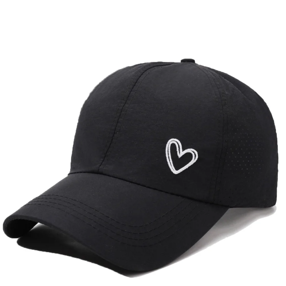 Fashion Love Heart Ponytail Baseball Cap Solid Color Adjustable Sunshade Sun Hat Lightweight Quick Drying Snapback Hat Camping
Fashion Love Heart Ponytail Baseball Cap Solid Color Adjustable Sunshade Sun Hat Lightweight Quick Drying Snapback Hat Camping