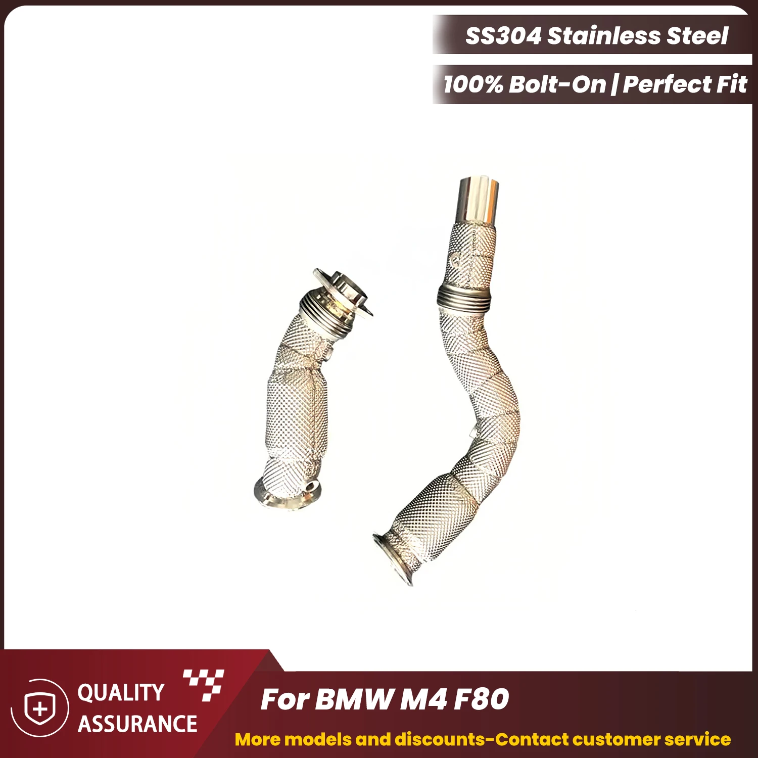 ECCF Sports Downpipe With Heat Shield For BMW F80 M4 Aggressive Exhaust Sound High Flow Performance Upgrade
ECCF Sports Downpipe With Heat Shield For BMW F80 M4 Aggressive Exhaust Sound High Flow Performance Upgrade