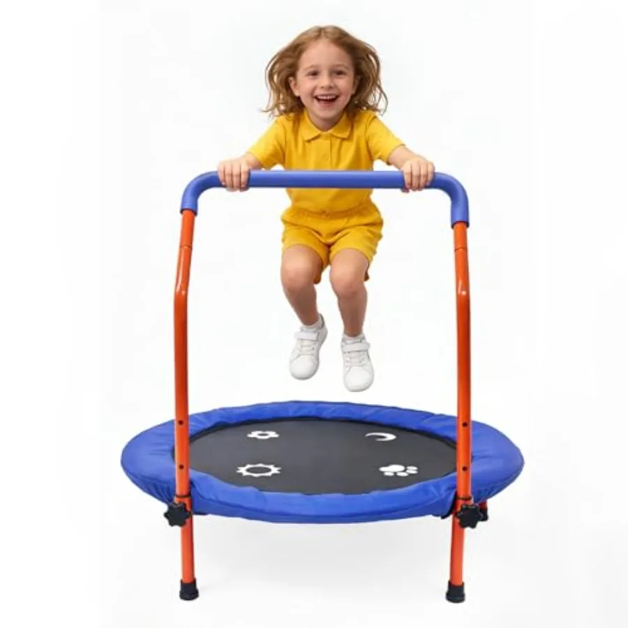 36 Trampoline for - ASTM Certified Foldable Toddler Trampoline Indoor/Outdoor Mini Rebounder with Foam Handle Safe Quiet Stable
36 Trampoline for - ASTM Certified Foldable Toddler Trampoline Indoor/Outdoor Mini Rebounder with Foam Handle Safe Quiet Stable