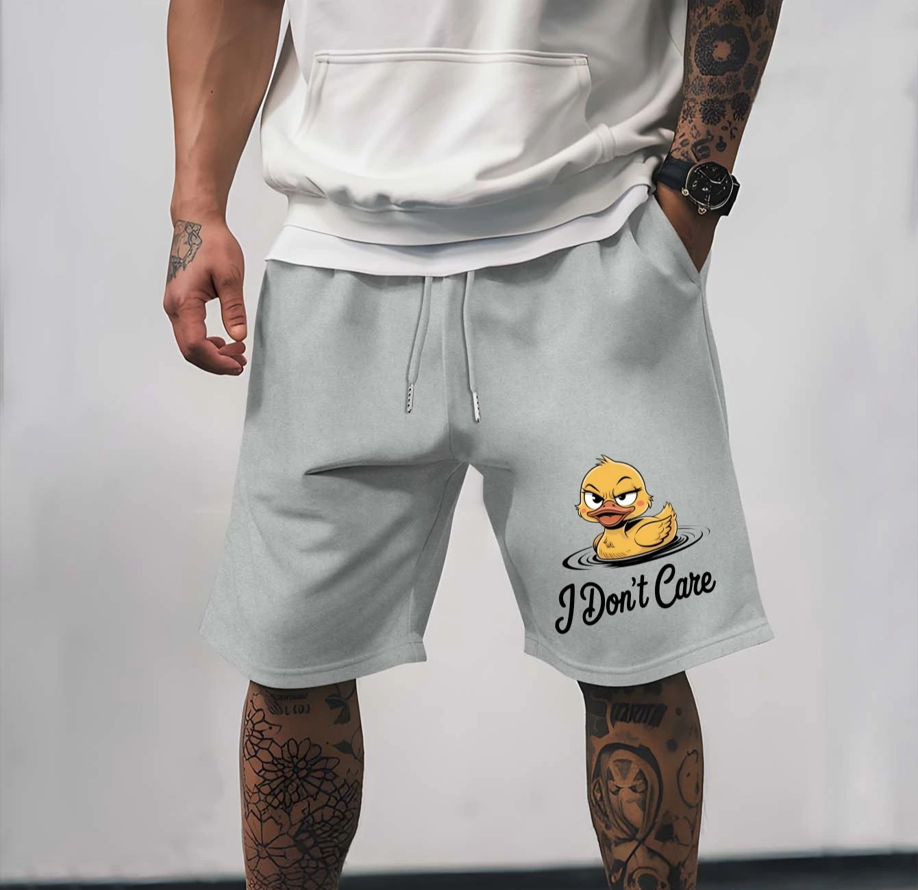 Men's Casual Solid Color Shorts with Drawstring Waistband Design, Perfect for Summer Beach Vacations
Men's Casual Solid Color Shorts with Drawstring Waistband Design, Perfect for Summer Beach Vacations