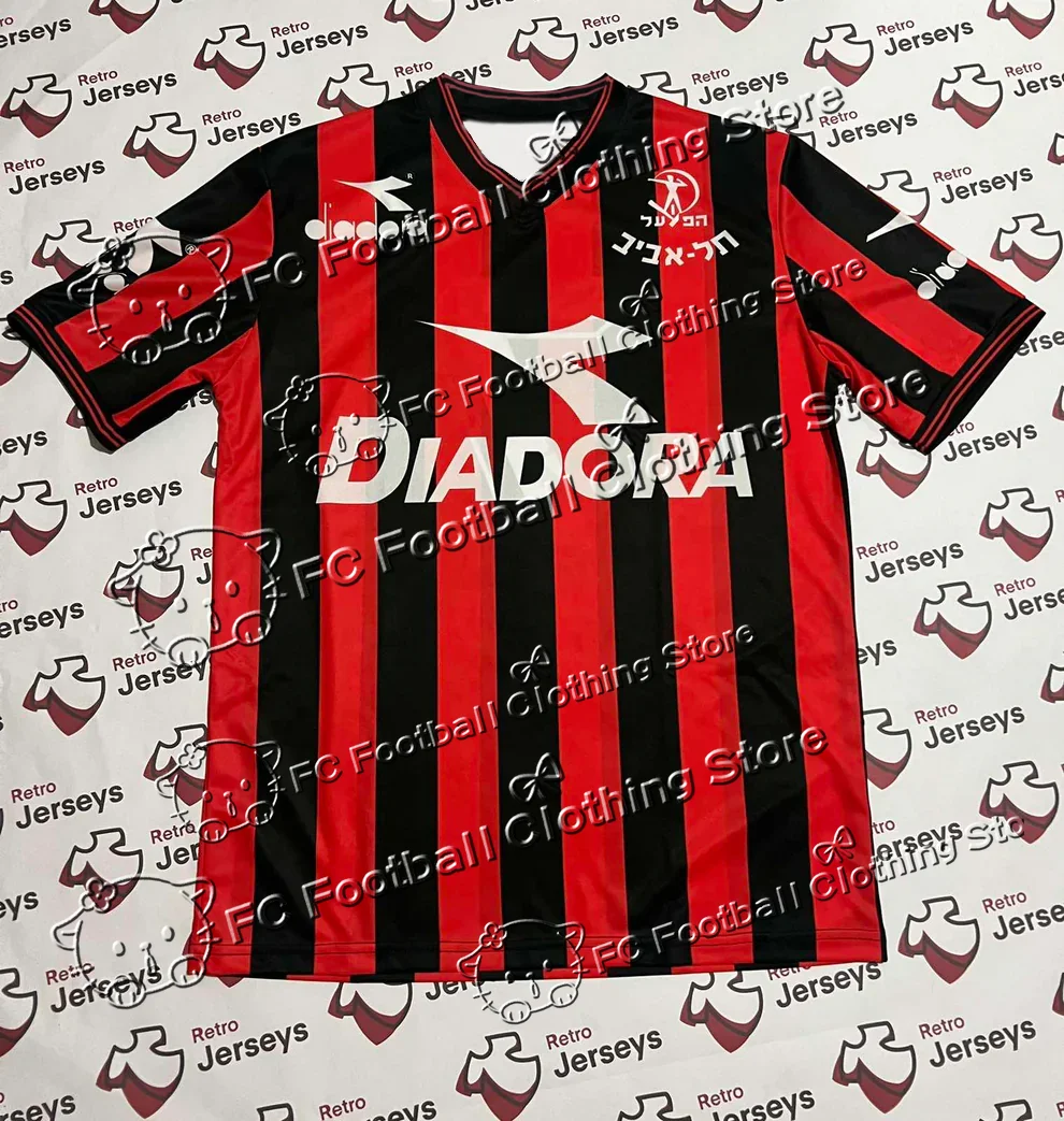 Домашняя футбольная майка Hapoel Tel Aviv 1989-1990 — классическая ретро-классическая спортивная одежда для родителей и детей с 3D принтом на открытом воздухе
Домашняя футбольная майка Hapoel Tel Aviv 1989-1990 — классическая ретро-классическая спортивная одежда для родителей и детей с 3D принтом на открытом воздухе