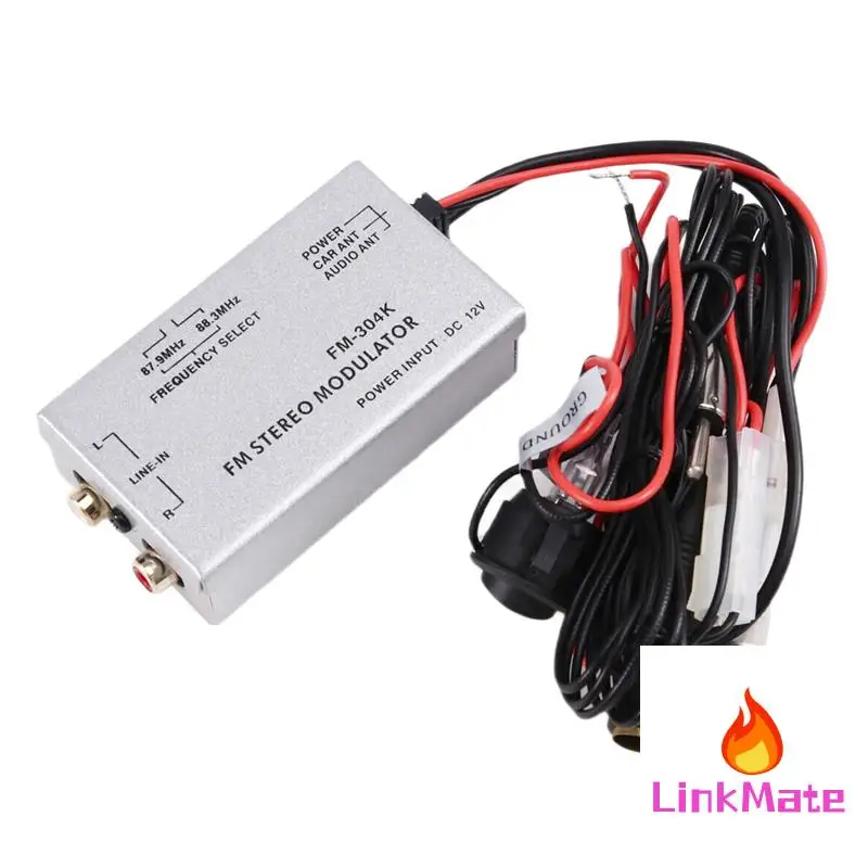 In-Car Factory Radio Enhancement With RCA AUX Audio Input Adapter And FM Wired Modulator
In-Car Factory Radio Enhancement With RCA AUX Audio Input Adapter And FM Wired Modulator