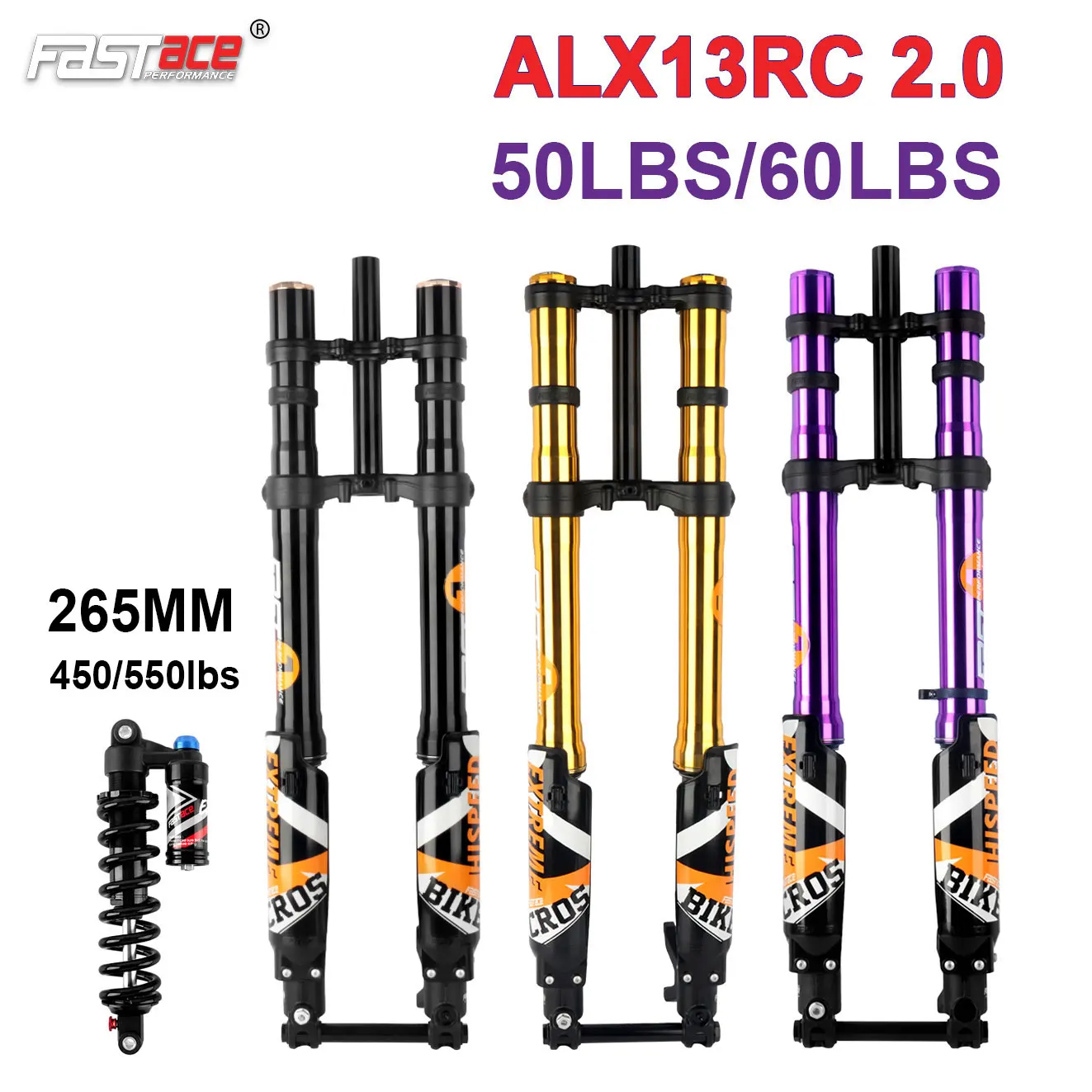 Fastace ALX13RC 2.0 Вилка передней подвески Фиолетовый Черный Золотой 53RC Задний амортизатор для Surron Light Bee Talaria Sting E Ride Pro SS
Fastace ALX13RC 2.0 Вилка передней подвески Фиолетовый Черный Золотой 53RC Задний амортизатор для Surron Light Bee Talaria Sting E Ride Pro SS