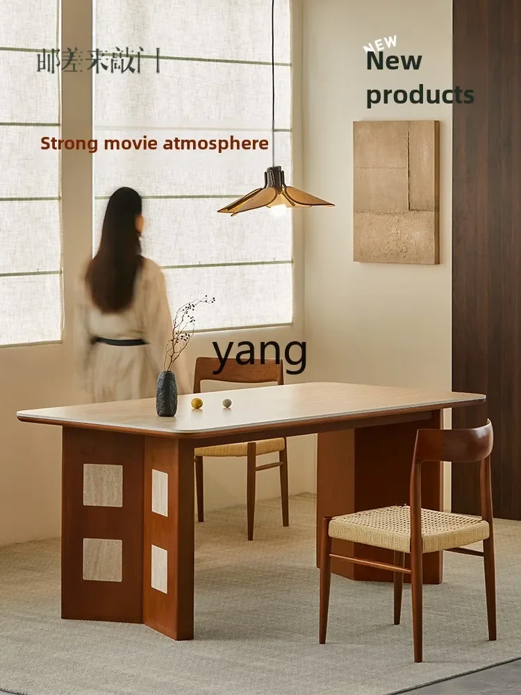 LTT retro medieval rock slab solid wood cream Fengshu desk
LTT retro medieval rock slab solid wood cream Fengshu desk