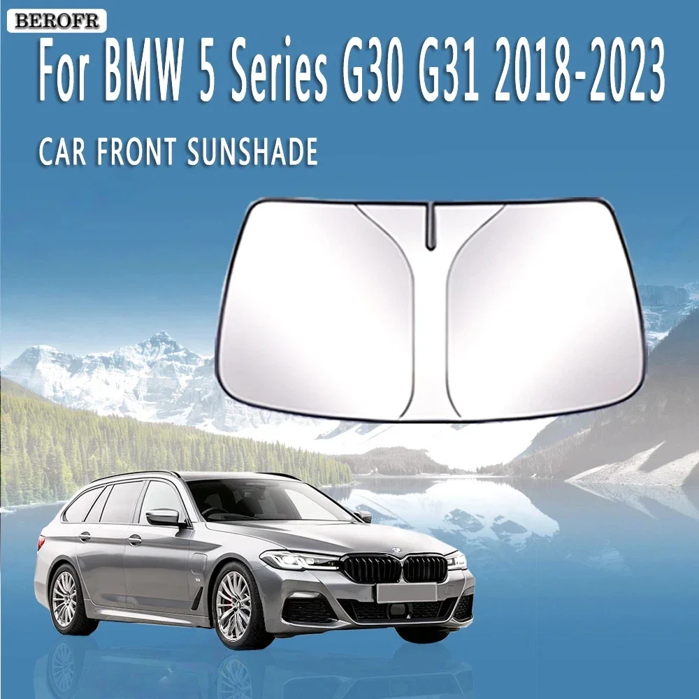 Car Front Windshield Sunshade Heat Insulation Sun Visor Summer Auto Accessories For BMW 5 Series G30 G31 2018~2023 2019 2020
Car Front Windshield Sunshade Heat Insulation Sun Visor Summer Auto Accessories For BMW 5 Series G30 G31 2018~2023 2019 2020