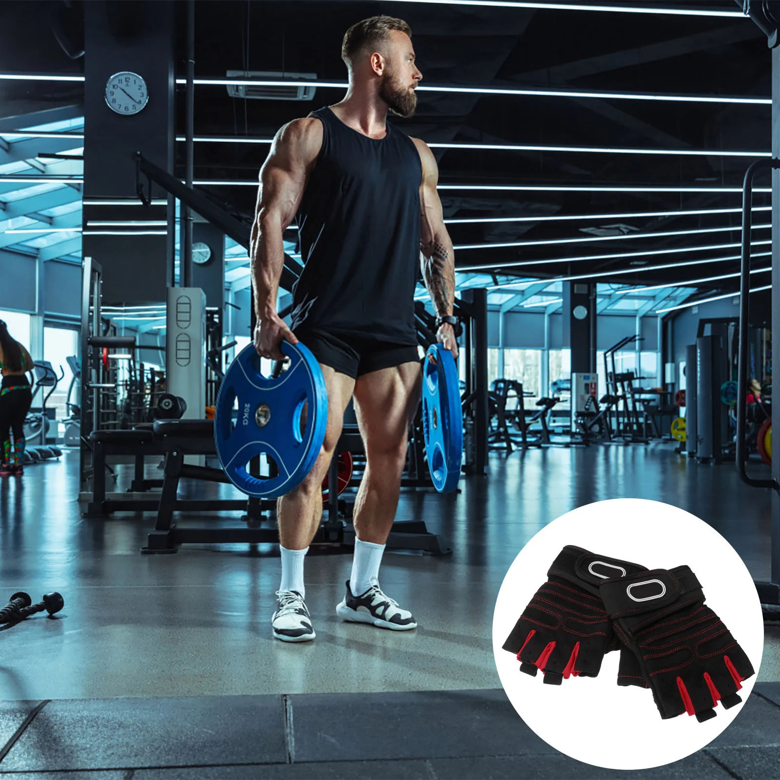Sports Half-Finger Gloves Comfortable Breathable Elastic Fitness Riding Weightlifting Gloves Anti-Slip Shock-Absorbing
Sports Half-Finger Gloves Comfortable Breathable Elastic Fitness Riding Weightlifting Gloves Anti-Slip Shock-Absorbing