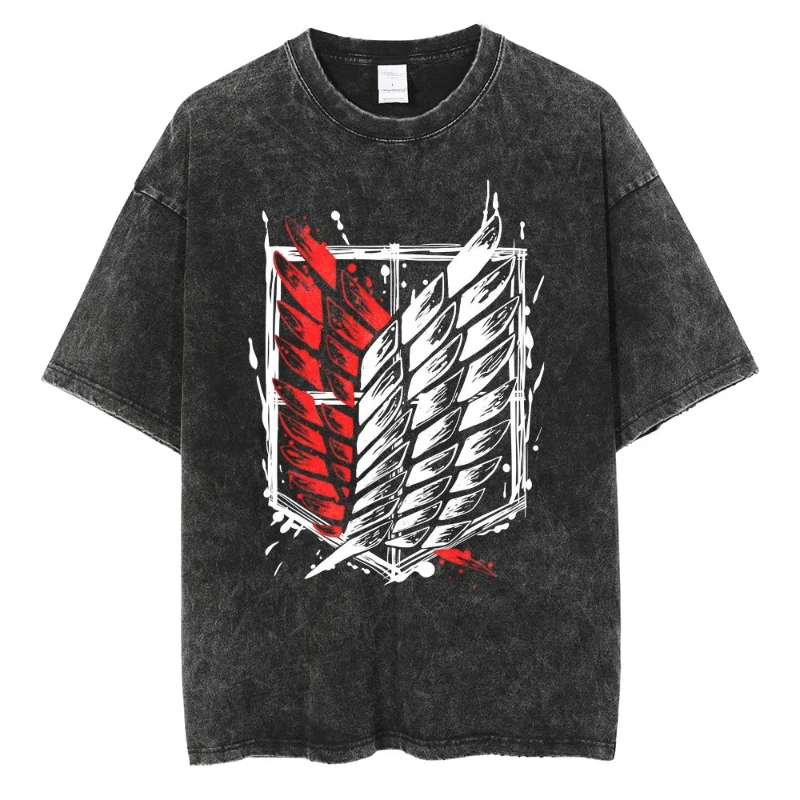 Attack on The Giant Anime Joint Official T-shirt Washed Old Retro Pure Cotton Fashion High Street Trend Unisex Y2K Harajuku
Attack on The Giant Anime Joint Official T-shirt Washed Old Retro Pure Cotton Fashion High Street Trend Unisex Y2K Harajuku