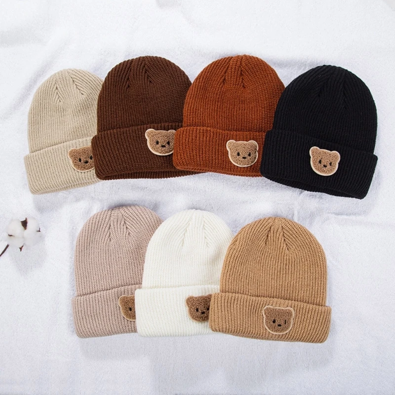 Cartoon Bear Baby Knitted Hat Autumn Winter Warm Newborn Beanie Fashion Windproof Baby Bonnet for 0-3 Years Baby Boys Girls
Cartoon Bear Baby Knitted Hat Autumn Winter Warm Newborn Beanie Fashion Windproof Baby Bonnet for 0-3 Years Baby Boys Girls
