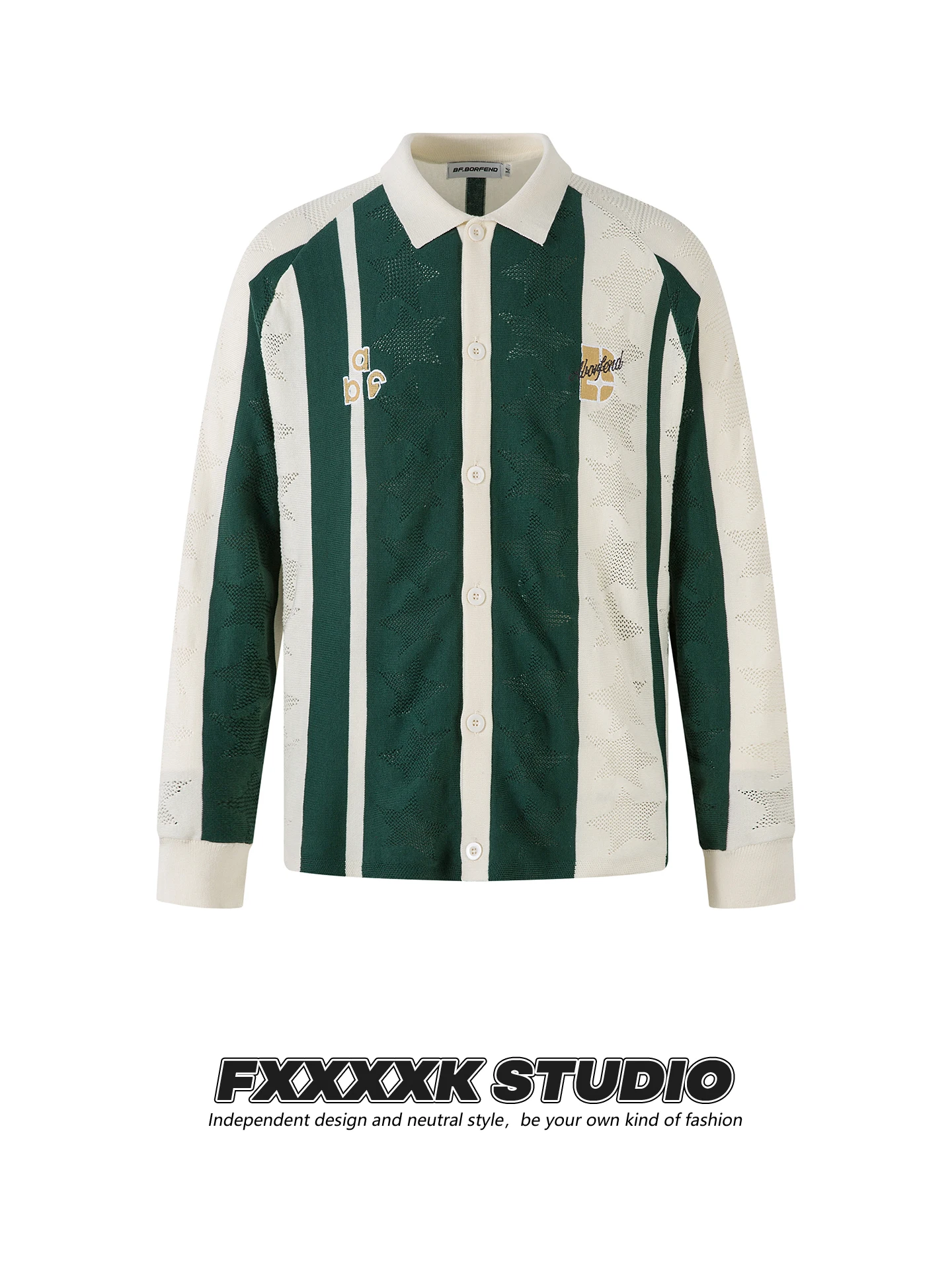 Original FXK American Retro Vintage Striped Hollow out Color Blo Knitwear Collared Sweater Couples Loose Fit Casual Wear
Original FXK American Retro Vintage Striped Hollow out Color Blo Knitwear Collared Sweater Couples Loose Fit Casual Wear