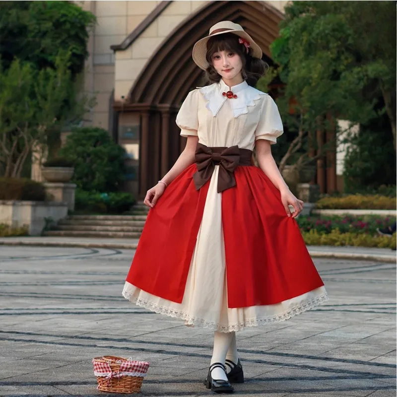 Anime Kinomoto Cosplay Sakura Costume Princess Dress Lolita Maid Uniform Wig Full Set Role Play Outfit for Women Theme Party
Anime Kinomoto Cosplay Sakura Costume Princess Dress Lolita Maid Uniform Wig Full Set Role Play Outfit for Women Theme Party