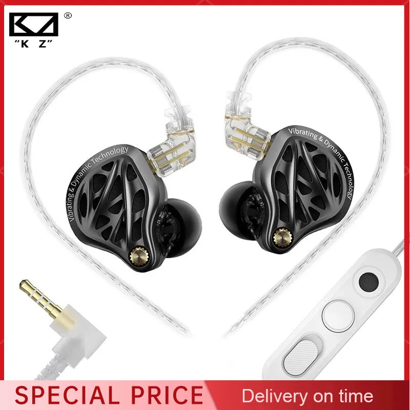 KZ Vibe X Wired Earphone Bass Vibration HiFi Stereo Game Music Sport In-Ear Headphones 0.78mm QDC OFC Cable
KZ Vibe X Wired Earphone Bass Vibration HiFi Stereo Game Music Sport In-Ear Headphones 0.78mm QDC OFC Cable