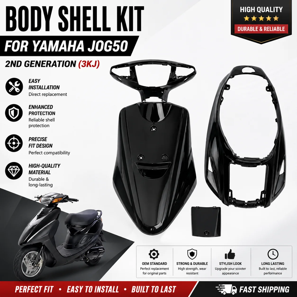 Motorcycle Accessories for JOG50 3KJ 50cc Motorcycle Scooter Painted Plastic Full Body Fairing Kit fairings cover
Motorcycle Accessories for JOG50 3KJ 50cc Motorcycle Scooter Painted Plastic Full Body Fairing Kit fairings cover