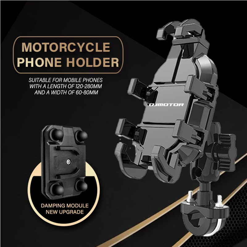 For QJMOTO QJ SRT 800 800X 800SX 800SRT SRT 800X 800 2024 2025 LOGO Motorcycle Phone Navigation Holder GPS Shock Absorber Alloy
For QJMOTO QJ SRT 800 800X 800SX 800SRT SRT 800X 800 2024 2025 LOGO Motorcycle Phone Navigation Holder GPS Shock Absorber Alloy