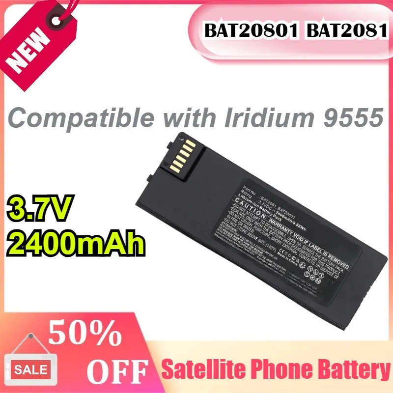 BAT20801 BAT2081 3.7V 2400mAh Compatible with Iridium 9555 Satellite Phone Battery
BAT20801 BAT2081 3.7V 2400mAh Compatible with Iridium 9555 Satellite Phone Battery