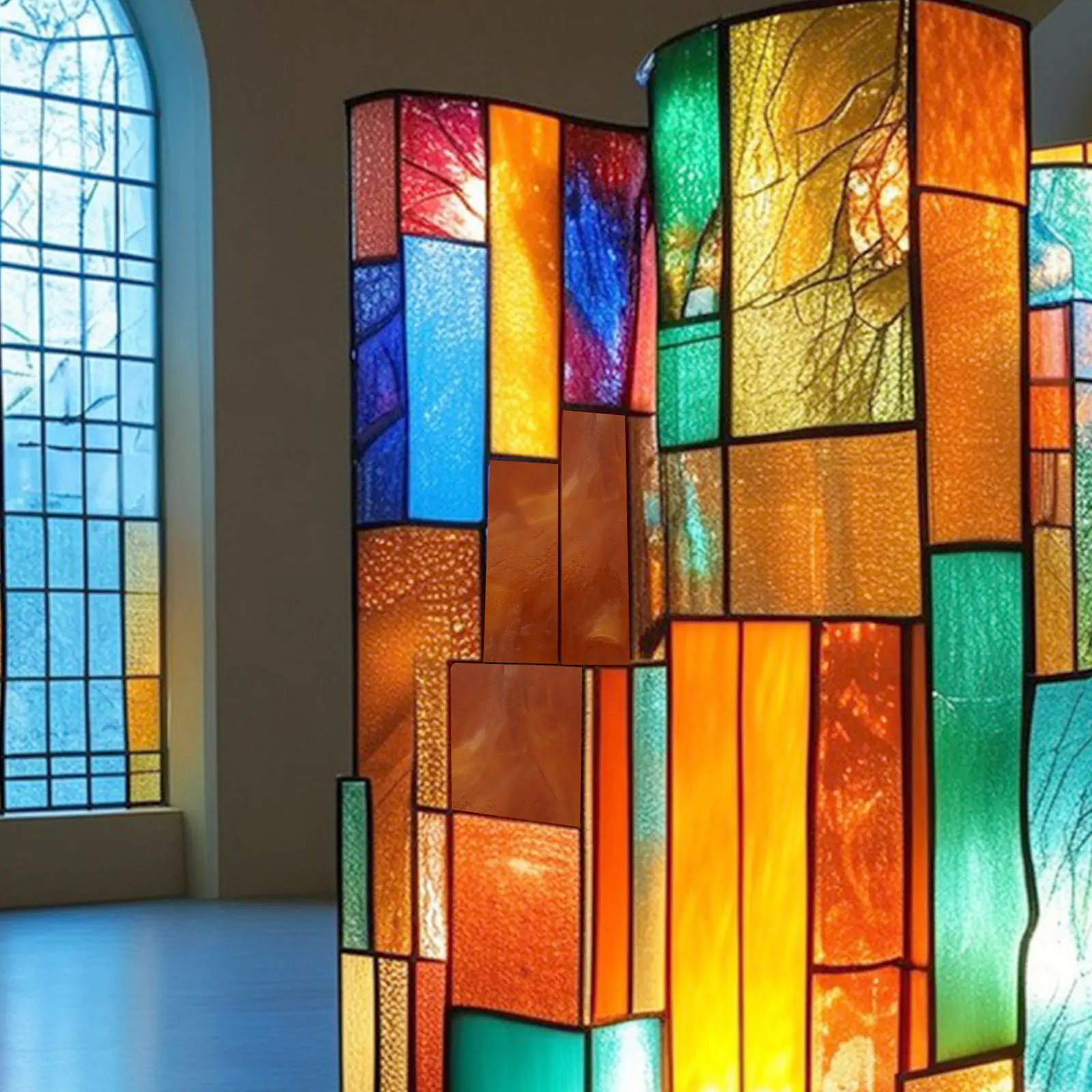 10Pcs Glass Tiles for Crafts Stained Glass Sheets Mosaic Material Church Art Panels Beginner Friendly Exquisite Detailing
10Pcs Glass Tiles for Crafts Stained Glass Sheets Mosaic Material Church Art Panels Beginner Friendly Exquisite Detailing