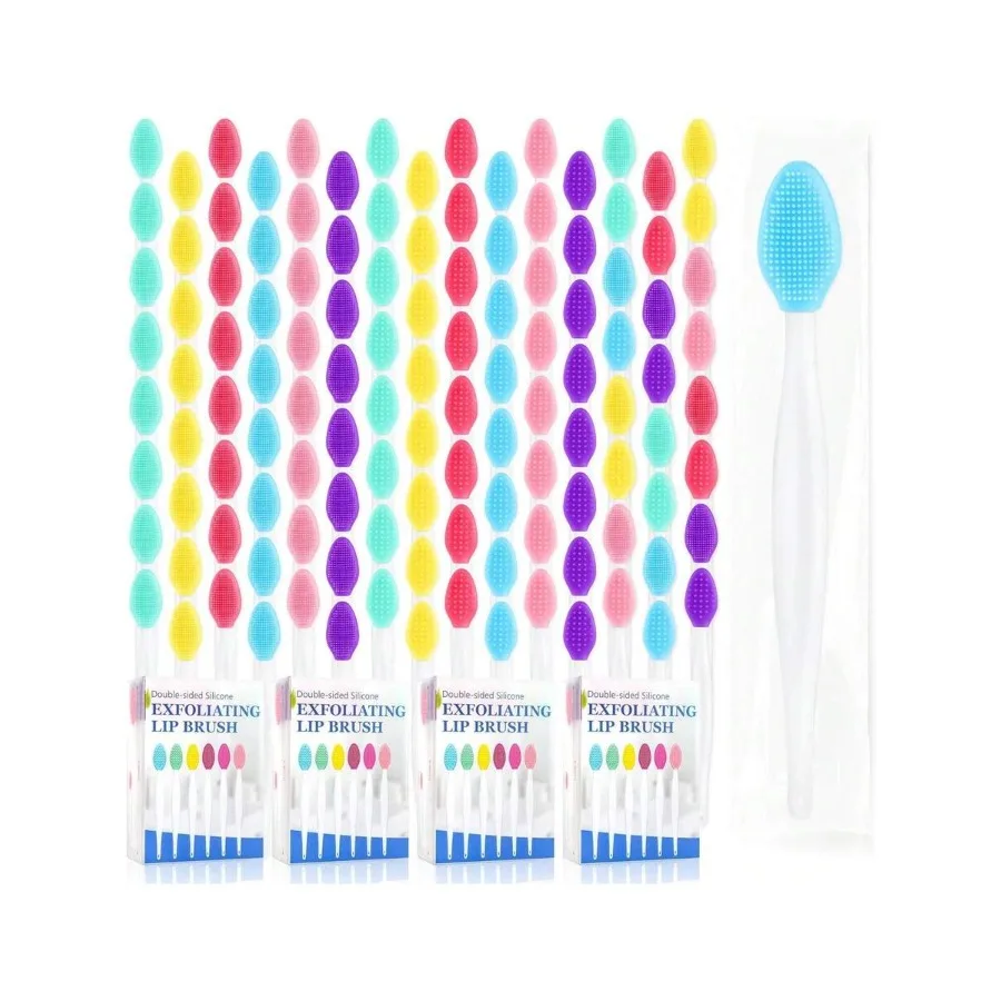 MINGOMINGO 30 Pack Lip Scrub Brush, 3-In-1 Double Sided Silicone Exfoliating Lip Brush For Dark Lips Nose Care, 6 Colors Exfoli
MINGOMINGO 30 Pack Lip Scrub Brush, 3-In-1 Double Sided Silicone Exfoliating Lip Brush For Dark Lips Nose Care, 6 Colors Exfoli