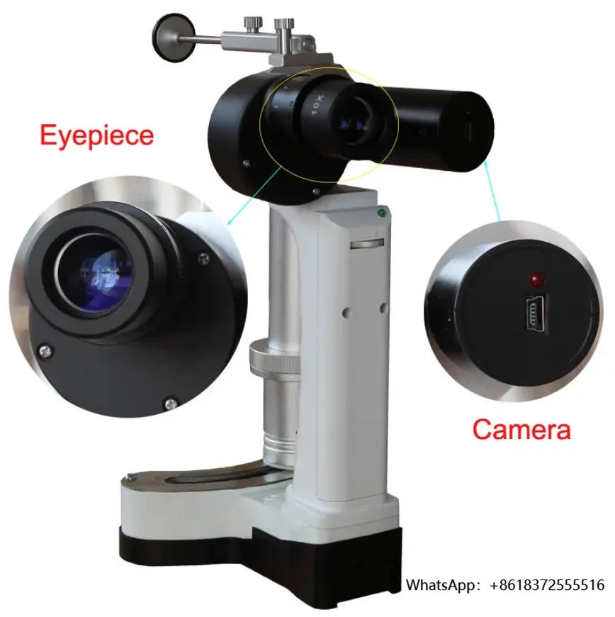 daLYL-S Portable Ophthalmic Exam Device Handheld Slit Lamp Microscope Reusable Surgical Instrument for Eye Clinics & Field Use
daLYL-S Portable Ophthalmic Exam Device Handheld Slit Lamp Microscope Reusable Surgical Instrument for Eye Clinics & Field Use