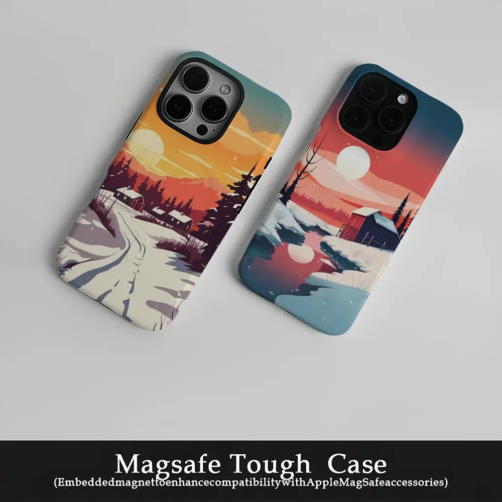 Winter Landscape Anime Phone Case Film Korean INS for iPhone 16 15 14 13 12 11 Pro Max Plus Luxury Magnetic Double-layer Cover
Winter Landscape Anime Phone Case Film Korean INS for iPhone 16 15 14 13 12 11 Pro Max Plus Luxury Magnetic Double-layer Cover