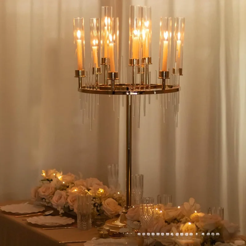 Wedding table ornaments romantic popular sale high candlesticks for wedding home decorations
Wedding table ornaments romantic popular sale high candlesticks for wedding home decorations