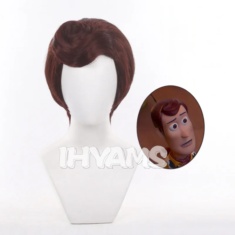 Sheriff Woody Pride Wigs Dark Brown Short Woody Heat Resistant Synthetic Hair Role Play Halloween Carnival Party + Free Wig Cap
Sheriff Woody Pride Wigs Dark Brown Short Woody Heat Resistant Synthetic Hair Role Play Halloween Carnival Party + Free Wig Cap