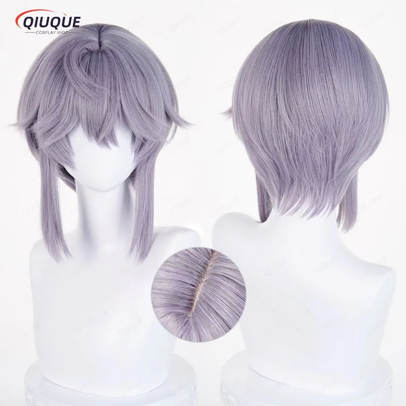 Logos Cosplay Wig Game Arknights Grey purple mixed color Wig Heat Resistant Synthetic Wigs + Wig Cap
Logos Cosplay Wig Game Arknights Grey purple mixed color Wig Heat Resistant Synthetic Wigs + Wig Cap