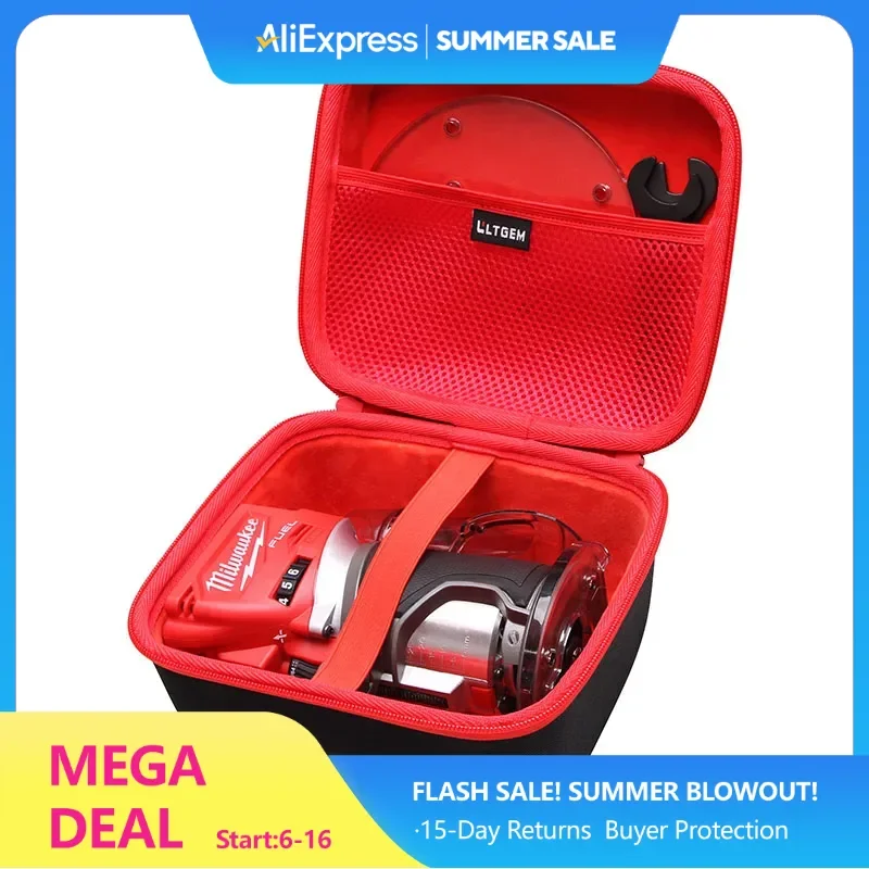LTGEM EVA Hard Case for Milwaukee 18.0 Voltage Cordless Compact Router Protective Carrying Storage Bag
LTGEM EVA Hard Case for Milwaukee 18.0 Voltage Cordless Compact Router Protective Carrying Storage Bag