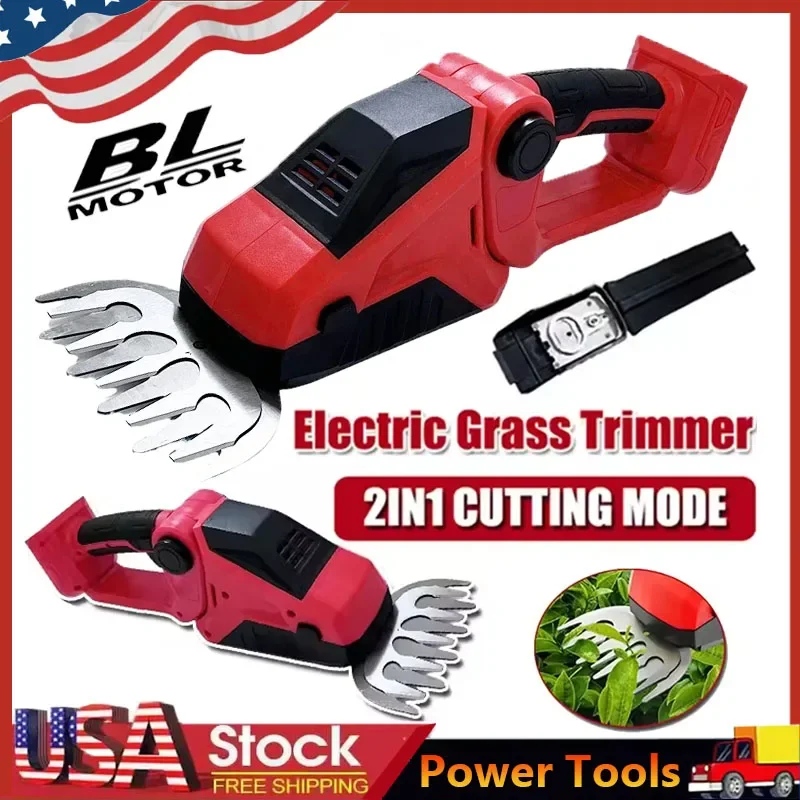 Cordless Hedge Trimmer Electric Grass Trimmer 2-in-1 Bush Trimmer Grass Shears Garden Tools Fit Milwaukee 18V Battery
Cordless Hedge Trimmer Electric Grass Trimmer 2-in-1 Bush Trimmer Grass Shears Garden Tools Fit Milwaukee 18V Battery