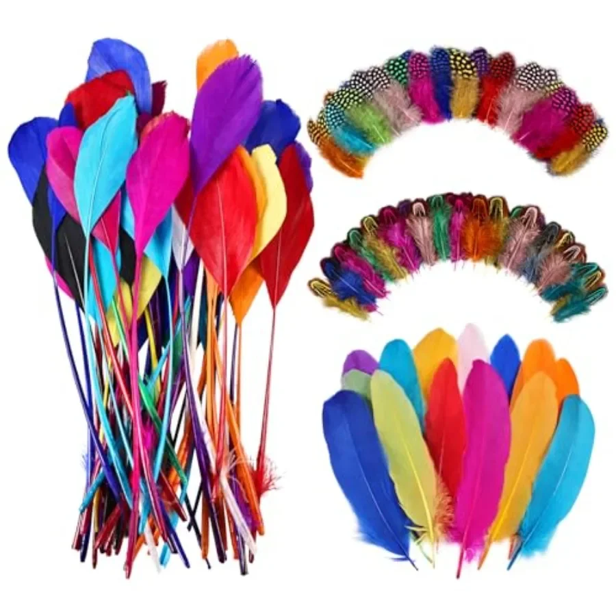 FeelfunFeather 300pcs Small Colorful Feathers, Mixed Natural Spotted Decorative Feather Bulk for DIY Crafts Home Party Decorati
FeelfunFeather 300pcs Small Colorful Feathers, Mixed Natural Spotted Decorative Feather Bulk for DIY Crafts Home Party Decorati