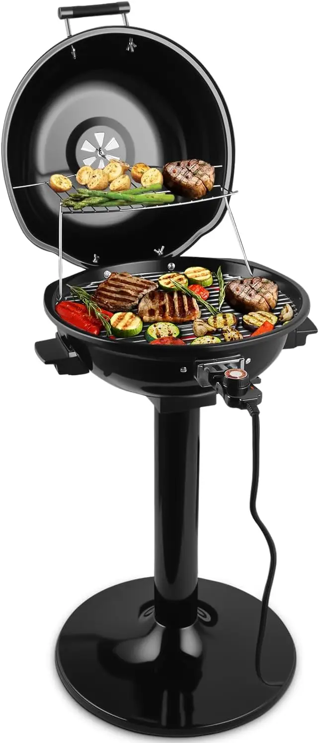 Electric Grill Outdoor Electric BBQ Grill 1600W Portable BBQ with Lid for Cookouts BBQ Gatherings Small Spaces Adjustable Heat
Electric Grill Outdoor Electric BBQ Grill 1600W Portable BBQ with Lid for Cookouts BBQ Gatherings Small Spaces Adjustable Heat