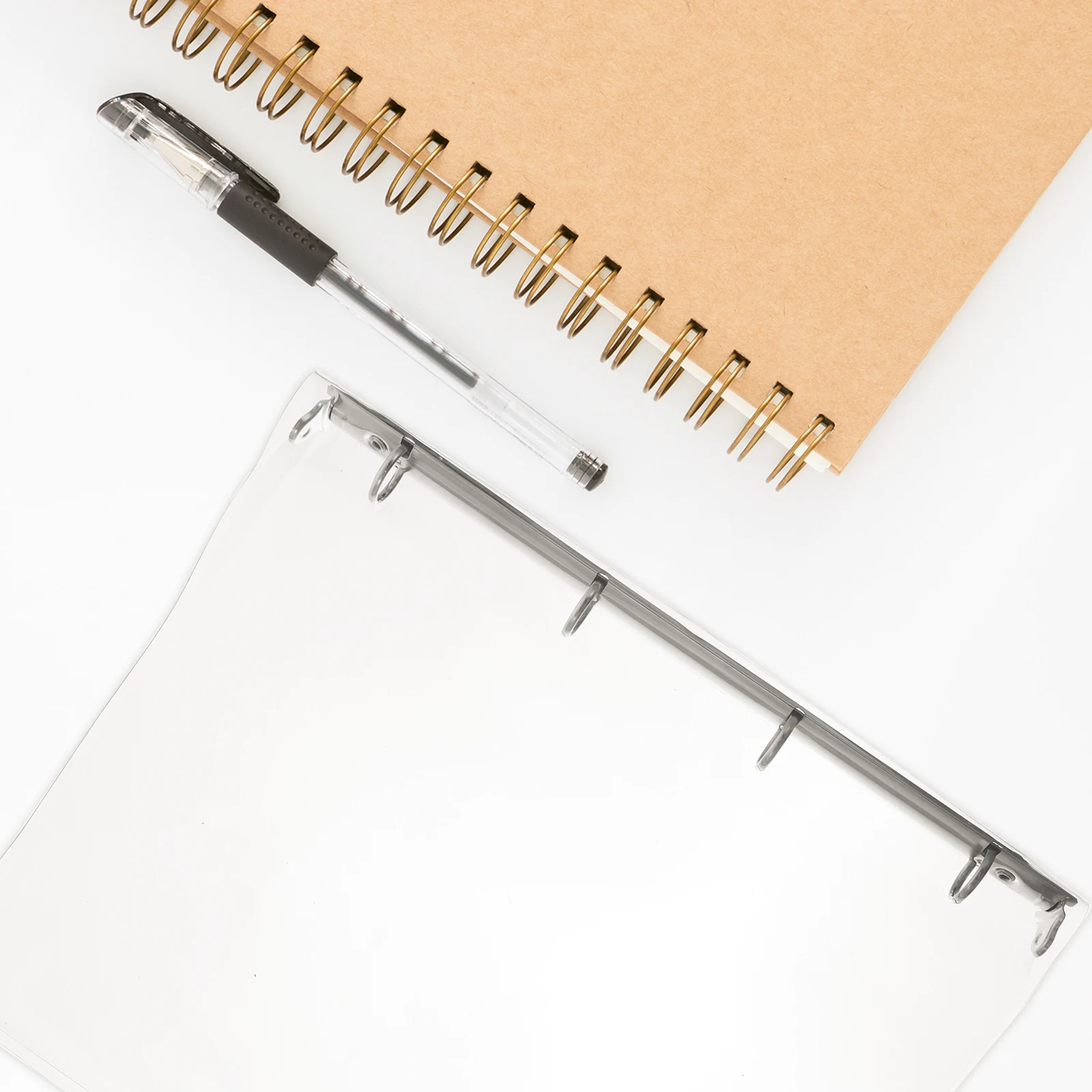 1pcs Transparent Notebook Binder A4 Size Cute Plastic Cover for School Office Supplies Scrapbook Manual Folder
1pcs Transparent Notebook Binder A4 Size Cute Plastic Cover for School Office Supplies Scrapbook Manual Folder