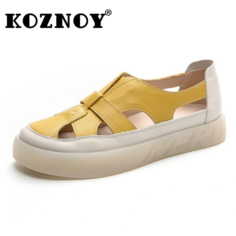 Koznoy, удобные резиновые сандалии из натуральной кожи 3 см, летняя элегантная обувь, женские мокасины на мягкой подошве, женские этнические туфли на плоской подошве
Koznoy, удобные резиновые сандалии из натуральной кожи 3 см, летняя элегантная обувь, женские мокасины на мягкой подошве, женские этнические туфли на плоской подошве