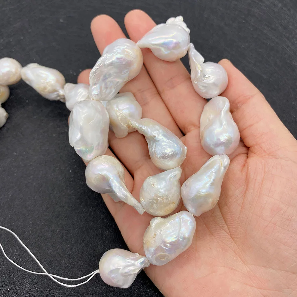 Natural Freshwater Pearl Baroque Irregular Shape Tail Pearl for DIY Fashion Jewelry Necklace Bracelet Earrings 15x20-25x40mm
Natural Freshwater Pearl Baroque Irregular Shape Tail Pearl for DIY Fashion Jewelry Necklace Bracelet Earrings 15x20-25x40mm