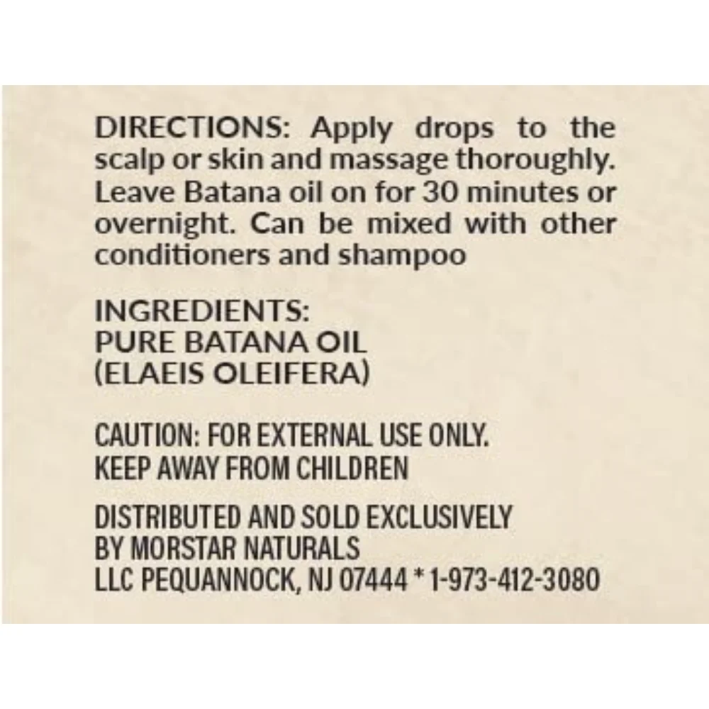 Morstar Batana Oil for Hair Growth - Dr Sebi & Dr Truth recommended - Promotes Thicker Hair Growth and Restoration
Morstar Batana Oil for Hair Growth - Dr Sebi & Dr Truth recommended - Promotes Thicker Hair Growth and Restoration
